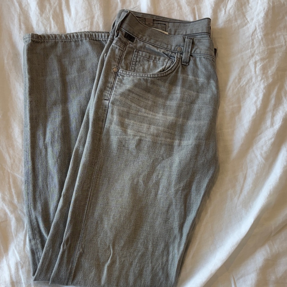 Citizens Of Humanity Light Gray Relaxed Jeans
